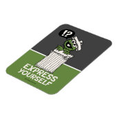 Oscar de Grouch Express jezelf Magneet (Linkerzijde)