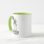 Oscar de Grouch Express jezelf Mok (Voorkant links)