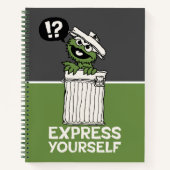 Oscar de Grouch Express jezelf Notitieboek (Voorkant)