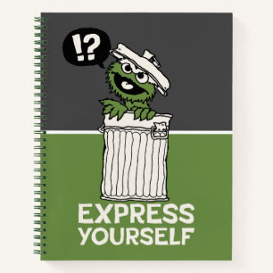 Oscar de Grouch Express jezelf Notitieboek