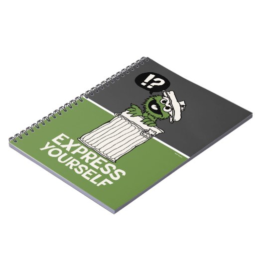 Oscar de Grouch Express jezelf Notitieboek (Linkerzijde)