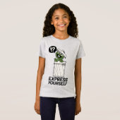 Oscar de Grouch Express jezelf T-shirt (Voorkant volledig)