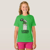 Oscar de Grouch Express jezelf T-shirt (Voorkant volledig)