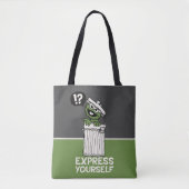 Oscar de Grouch Express jezelf Tote Bag (Voorkant)