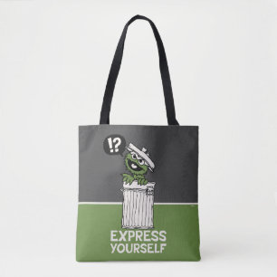 Oscar de Grouch Express jezelf Tote Bag