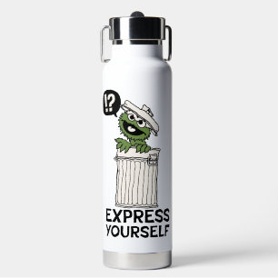 Oscar de Grouch Express jezelf Waterfles