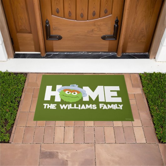Oscar de Grouch Face Deurmat (Buiten)