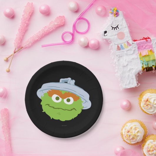 Oscar de Grouch Face Papieren Bordje (Feest)