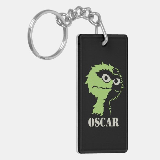 Oscar de Grouch Half Sleutelhanger (Voorkant Links)