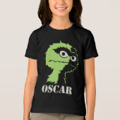 Oscar de Grouch Half Tri-Blend Shirt (Voorkant)