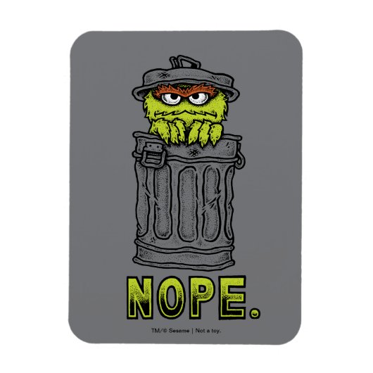 Oscar de Grouch - Nee. Magneet (Verticaal)