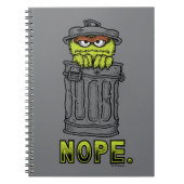 Oscar de Grouch - Nope. Notitieboek (Voorkant)
