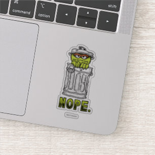 Oscar de Grouch - Nope. Sticker