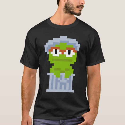 Oscar de Grouch Pixel Art T-shirt (Voorkant)