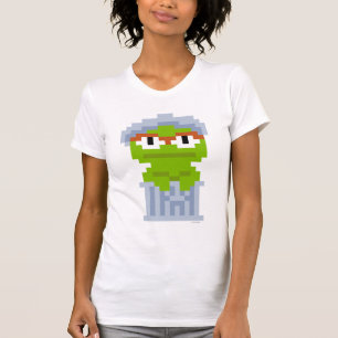 Oscar de Grouch Pixel Art T-shirt