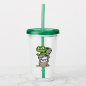 Oscar de Grouch Scram Acryl Drinkbeker (Voorkant)