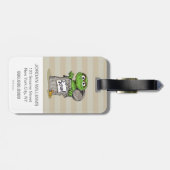 Oscar de Grouch Scram Bagagelabel (Achterkant horizontaal)