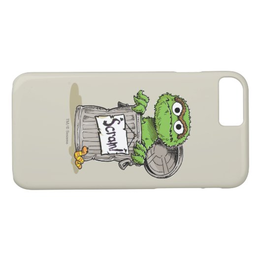 Oscar de Grouch Scram Case-Mate iPhone Case (Achterkant (Horizontaal))