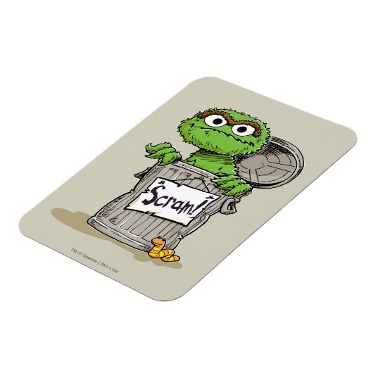 Oscar de Grouch Scram Magneet (Linkerzijde)