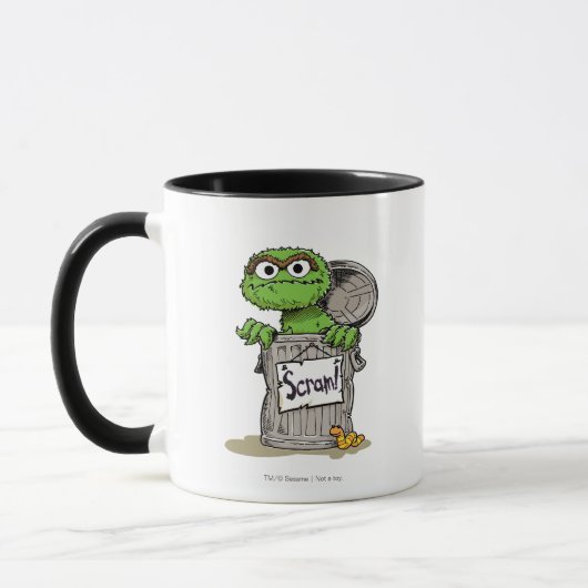 Oscar de Grouch Scram Mok (Links)