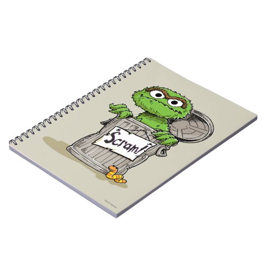 Oscar de Grouch Scram Notitieboek (Linkerzijde)