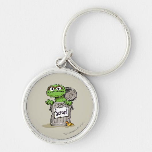 Oscar de Grouch Scram Sleutelhanger (Voorkant)