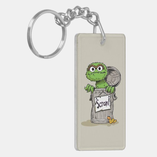 Oscar de Grouch Scram Sleutelhanger (Voorkant Links)
