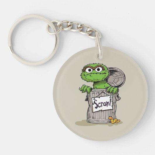 Oscar de Grouch Scram Sleutelhanger (Voorkant)