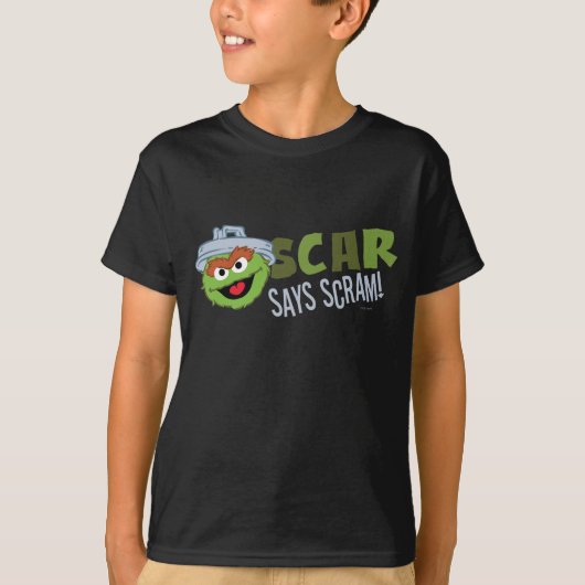 Oscar de Grouch Scram T-shirt (Voorkant)