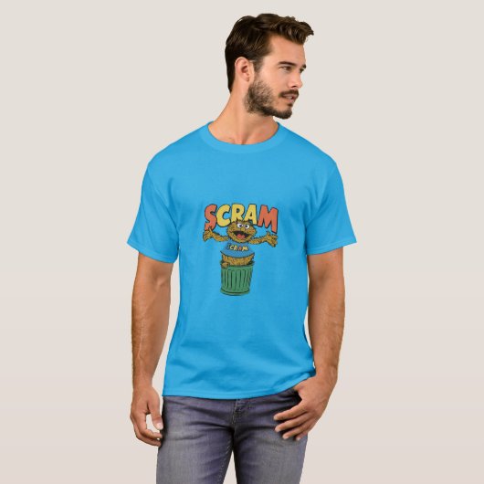 Oscar de Grouch Scram T-Shirt (Voorkant volledig)