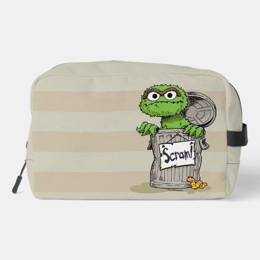 Oscar de Grouch Scram Toilettasje (Achterkant)