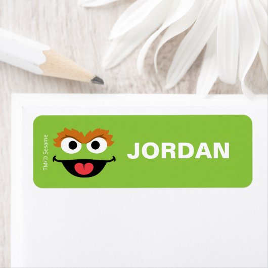 Oscar de Grouch - Terug naar School Labels (Insitu)