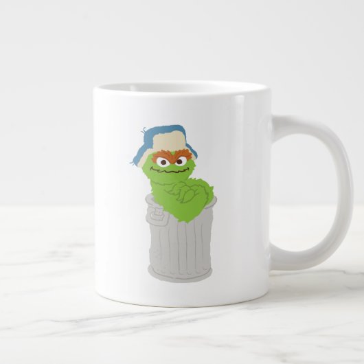 Oscar de Grouch Trash Can Lean Grote Koffiekop (Rechts)