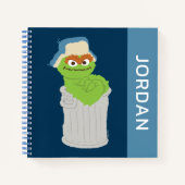 Oscar de Grouch Trash Can Lean | Jouw namen toevoe Notitieboek (Voorkant)