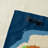 Oscar de Grouch Trash Can Lean | Jouw namen toevoe Strandlaken (In situ)