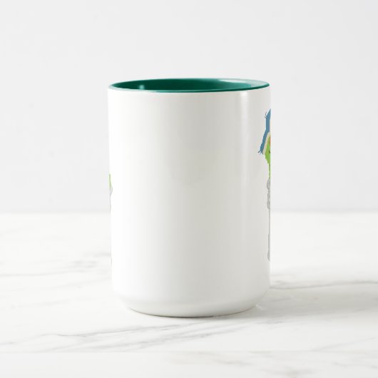 Oscar de Grouch Trash Can Lean Mok (Midden)