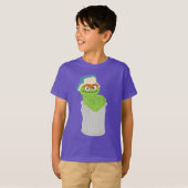 Oscar de Grouch Trash Can Lean T-shirt (Voorkant volledig)