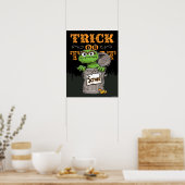 Oscar de Grouch - Trick or treat, Scram! Poster (Keuken)