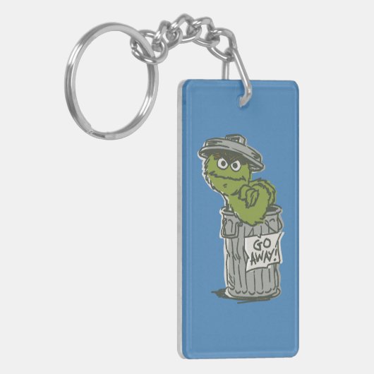 Oscar de Grouch Vintage 2 Sleutelhanger (Voorkant Links)