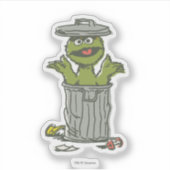 Oscar de Grouch Vintage Sticker (Voorkant)