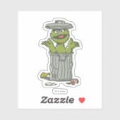 Oscar de Grouch Vintage Sticker (Vel)