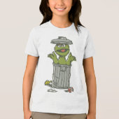 Oscar de Grouch Vintage Tri-Blend Shirt (Voorkant)