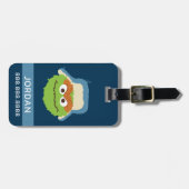 Oscar de Grouch Woodland Face | Je gegevens toevoe Bagagelabel (Voorkant horizontaal)