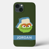 Oscar de Grouch Woodland Face | Jouw namen toevoeg Case-Mate iPhone Case (Achterkant)