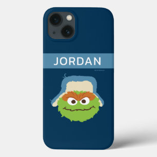 Oscar de Grouch Woodland Face   Jouw namen toevoeg Case-Mate iPhone Case