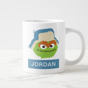 Oscar de Grouch Woodland Face   Jouw namen toevoeg Grote Koffiekop