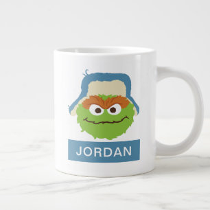 Oscar de Grouch Woodland Face   Jouw namen toevoeg Grote Koffiekop