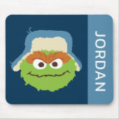 Oscar de Grouch Woodland Face | Jouw namen toevoeg Muismat (Voorkant)
