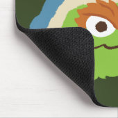 Oscar de Grouch Woodland Face | Jouw namen toevoeg Muismat (Hoek)