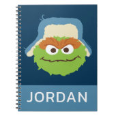 Oscar de Grouch Woodland Face | Jouw namen toevoeg Notitieboek (Voorkant)